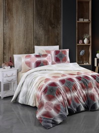 L'essentiel linge de maison Juego Funda Edredón Doble Ranforce 100% Algodón 200x220cm 145 Hilos Confort Lujo