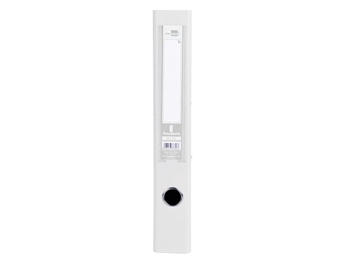 Liderpapel Archivador de Palanca Folio Documenta 52 mm Blanco con Rado y Compresor Metálico