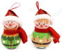 DKD Home Decor Decoración Colgante Navidad Elfo LED PVC Multicolor 8 x 14.5 x 8 cm (6 Unidades)