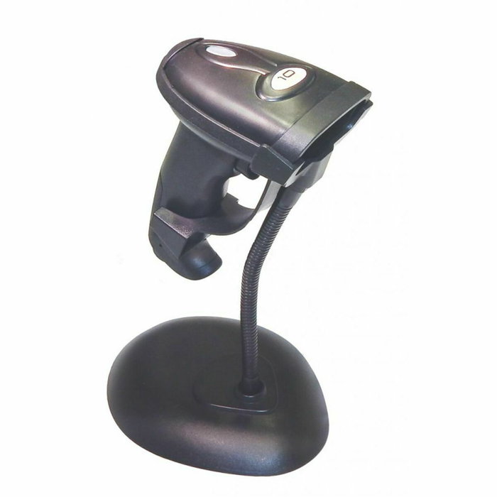 10Pos LS-270UN Lector de Código de Barras Láser 1D con Soporte USB Negro
