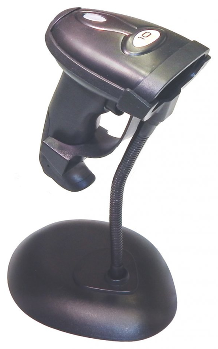 10Pos LS-270UN Lector de Código de Barras Láser 1D con Soporte USB Negro