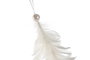 DKD Home Decor Guirnalda de Pluma Blanco 8x8x150 cm