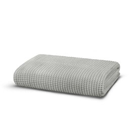 Mijölnir Toalla de Manos Modal Waffle, Gris Claro, 50x90cm, 50% Modal y 50% Algodón, 250 gr/m²
