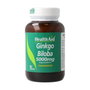 HEALTH AID Ginkgo Biloba Extracto de Hoja 5000mg 30 Cápsulas