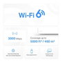 Mercusys Halo H80X (2-pack) Sistema de Malla Wi-Fi 6 Doble Banda