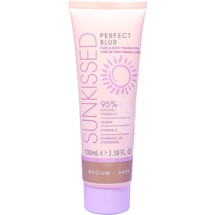 SUNKISSED Perfect Blur Face & Body Foundation Medium Dark 100ml SUNKISSED Perfect Blur Face & Body Foundation Medium Dark 100ml