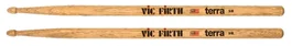 Vic Firth Baquetas American Classic Terra 5B Nogal Americano Calidad Premium Ideal Rock Metal Pop Punta Ovalada