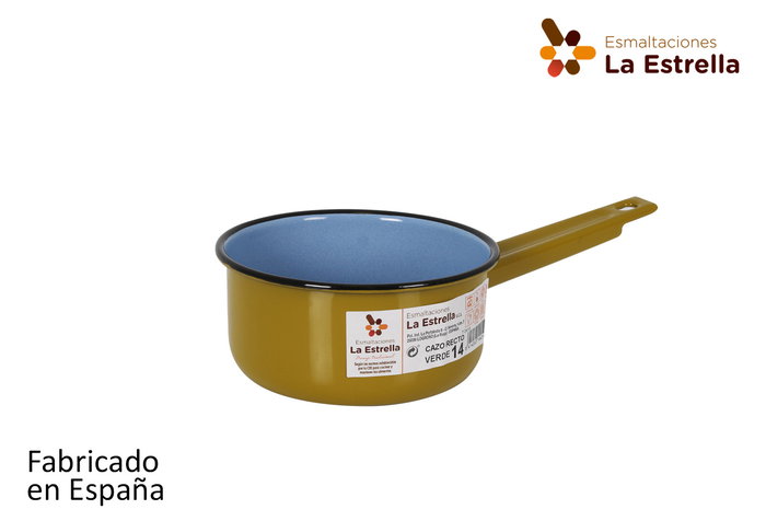 La Estrella Cazo Recto 14 cm, Color Verde, Dimensiones 15.3 x ​​7.4 x 28.7 cm (6 Unidades) La Estrella Cazo Recto 14 cm, Color Verde, Dimensiones 15.3 x ​​7.4 x 28.7 cm (6 Unidades)