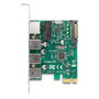 DeLOCK 90105 Tarjeta de expansión PCIe con 3 x USB 5 Gbps y 1 x Gigabit LAN