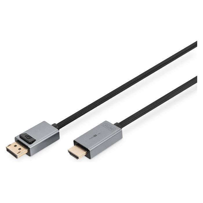 Digitus Cable Adaptador DisplayPort a HDMI 1,8m 4K Digitus Cable Adaptador DisplayPort a HDMI 1,8m 4K