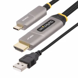 StarTech.com Cable Óptico Activo USB-C a HDMI 2.0 (AOC) 9,15 m 4K60Hz Negro