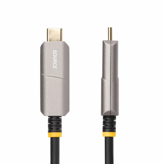 StarTech Cable Activo Óptico USB-C a HDMI 2.0 9m - 4K 60Hz HDR10 Compatible con Thunderbolt 3/4 - 145B-USBC-HDMI4K-AOC