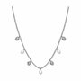 Rosefield Collar Multi shell&pearl charms silver JMSPNS-J162