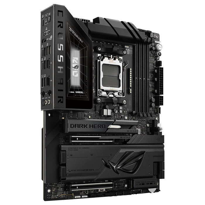 ASUS ROG CROSSHAIR X870E DARK HERO WiFi 7 Placa Base ATX AM5 AMD X870E, HDMI, USB4, 10GbE, Bluetooth 5.4, DDR5, 5xM.2, RAID
