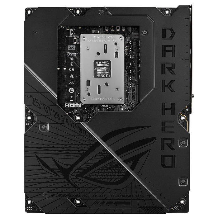 ASUS ROG CROSSHAIR X870E DARK HERO WiFi 7 Placa Base ATX AM5 AMD X870E, HDMI, USB4, 10GbE, Bluetooth 5.4, DDR5, 5xM.2, RAID