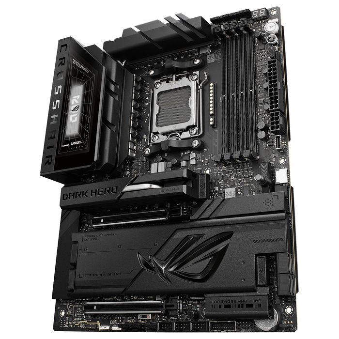 ASUS ROG CROSSHAIR X870E DARK HERO WiFi 7 Placa Base ATX AM5 AMD X870E, HDMI, USB4, 10GbE, Bluetooth 5.4, DDR5, 5xM.2, RAID