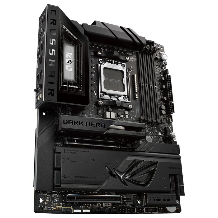 ASUS ROG CROSSHAIR X870E DARK HERO WiFi 7 Placa Base ATX AM5 AMD X870E, HDMI, USB4, 10GbE, Bluetooth 5.4, DDR5, 5xM.2, RAID