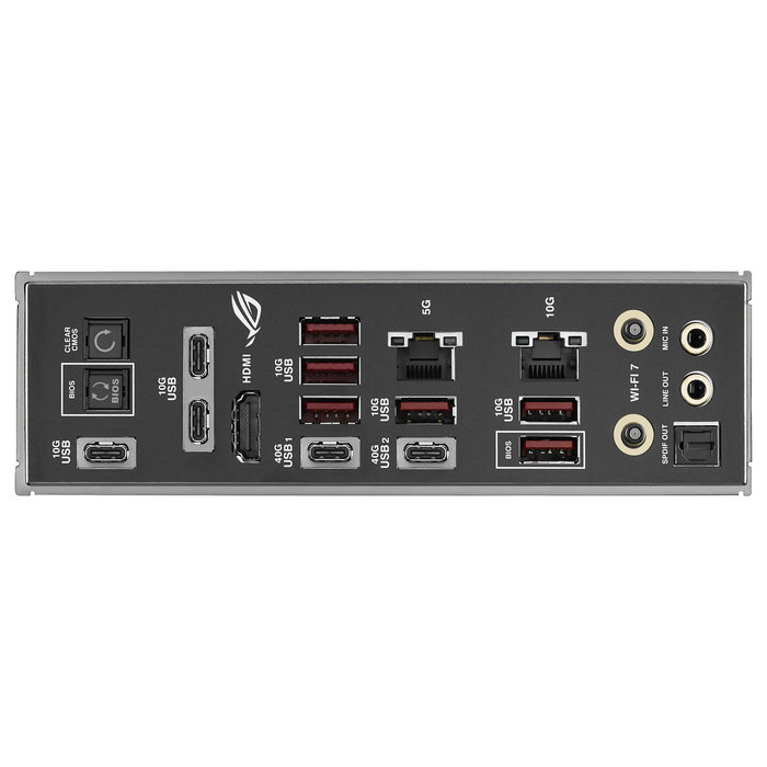 ASUS ROG CROSSHAIR X870E DARK HERO WiFi 7 Placa Base ATX AM5 AMD X870E, HDMI, USB4, 10GbE, Bluetooth 5.4, DDR5, 5xM.2, RAID