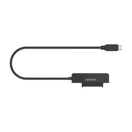 Aisens Adaptador USB-C a SATA ASE-25C04B para Discos Duros 2.5" SATA I/II/III, USB 3.1 Gen 1 (5 Gbps), Plug&Play, Compatible con Windows y macOS, Negro