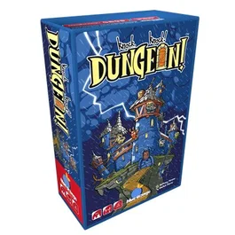 Asmodee BO16401ML - Juego de mesa Knock! Knock! Dungeon | Cooperativo, de 10 minutos | De 1 a 6 jugadores | Edad recomendada: 7+ años | Idioma: español