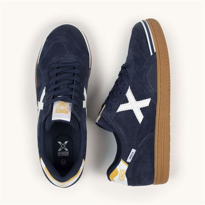 Zapatillas de Fútbol Sala para Adultos Munich Gresca 323 Azul oscuro