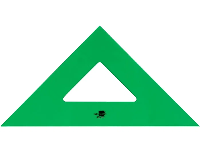 Liderpapel Escuadra 32 cm acrílico verde Liderpapel Escuadra 32 cm acrílico verde