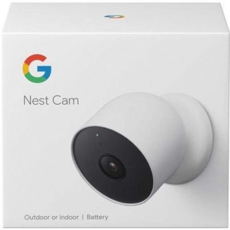 Cámara de Videovigilancia Google Nest Cam Exterior-Interior con Batería/ 130º/ Visión Nocturna/ Control desde APP Cámara de Videovigilancia Google Nest Cam Exterior-Interior con Batería/ 130º/ Visión Nocturna/ Control desde APP