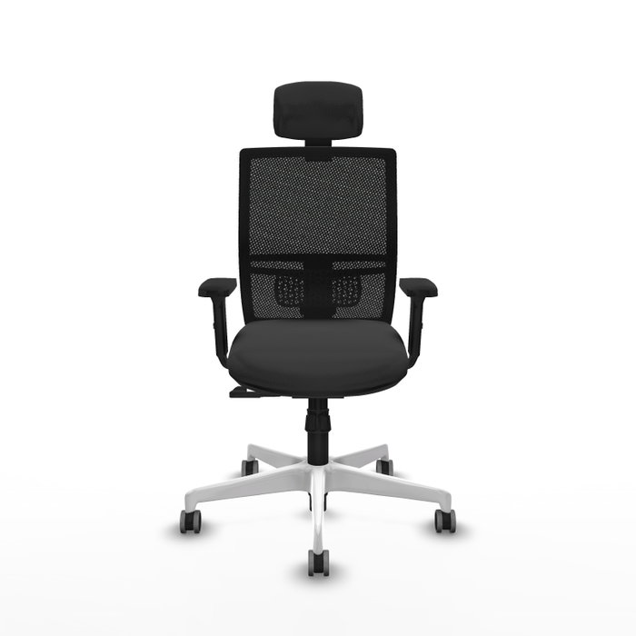 PIQUERAS Y CRESPO Silla de oficina Yunquera con mecanismo Sincro, Gris oscuro y Negro PIQUERAS Y CRESPO Silla de oficina Yunquera con mecanismo Sincro, Gris oscuro y Negro