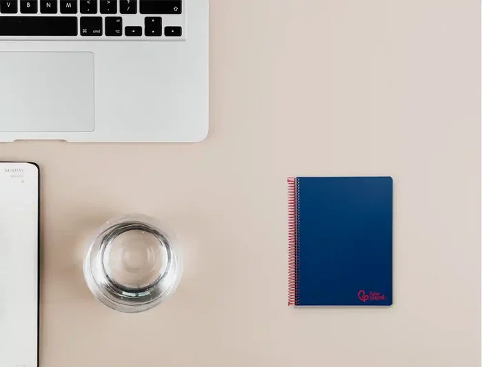 Liderpapel Cuaderno Espiral Micro Wonder A7 Azul Marino