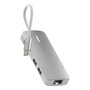 Linq Hub 8 puertos PRO USB-C 140W Gris | 1xUSB 3.2, 1xHDMI, 1xUSB-C PD 140W, 2xUSB-C, 1xRJ45 2.5Gbps, 1xLector de tarjetas