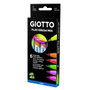 Giotto Turbo Soft Colores Surtidos Estuche de 6 Unidades con Punta de Pincel