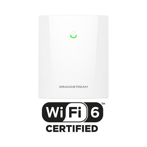 Grandstream GWN7660ELR Access Point Wi-Fi 6 Exterior Resistente al Agua, Doble Banda 2.4GHz y 5GHz, 300m de Alcance, PoE