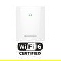 Grandstream GWN7660ELR Access Point Wi-Fi 6 Exterior Resistente al Agua, Doble Banda 2.4GHz y 5GHz, 300m de Alcance, PoE