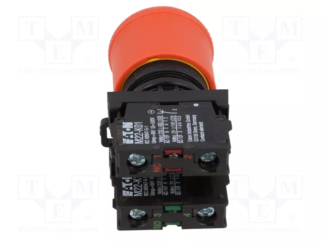 EATON ELECTRIC Interruptor de emergencia RMQ-Titan rojo 22mm EATON ELECTRIC Interruptor de emergencia RMQ-Titan rojo 22mm