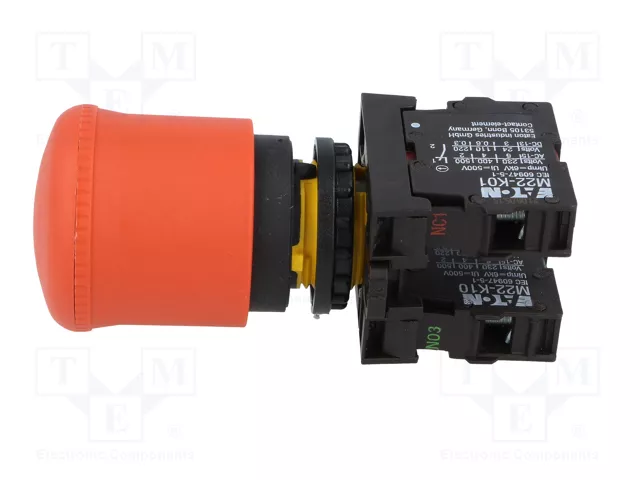 EATON ELECTRIC Interruptor de emergencia RMQ-Titan rojo 22mm EATON ELECTRIC Interruptor de emergencia RMQ-Titan rojo 22mm