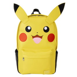Loungefly Mochila Pikachu Pokemon 44cm Nylon con Correas Ajustables y Bolsillo Frontal
