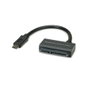 VALUE Conversor USB 3.2 Gen 1 a SATA 6.0 Gbit/s 12.99.1051 Negro
