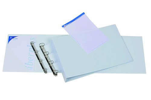 IBERPLAS Carpeta Canguro A3 con 4 Anillas Mixtas de 40mm y Compresor Blanco IBERPLAS Carpeta Canguro A3 con 4 Anillas Mixtas de 40mm y Compresor Blanco