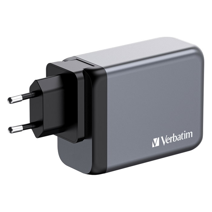 Verbatim GNC-200 Cargador de Pared GaN 200W con 3x USB-C y 1x USB-A Verbatim GNC-200 Cargador de Pared GaN 200W con 3x USB-C y 1x USB-A
