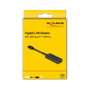 DeLOCK Adaptador USB Type-C™ a LAN Gigabit RJ-45 Negro