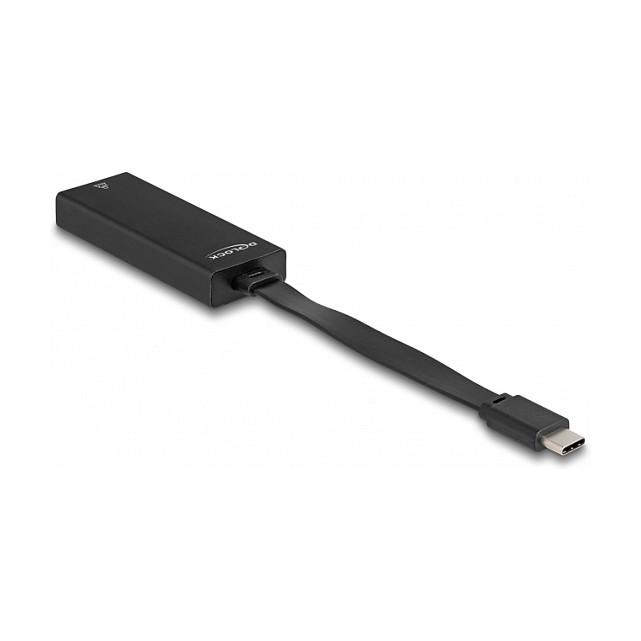 DeLOCK Adaptador USB Type-C™ a LAN Gigabit RJ-45 Negro DeLOCK Adaptador USB Type-C™ a LAN Gigabit RJ-45 Negro