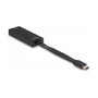 DeLOCK Adaptador USB Type-C™ a LAN Gigabit RJ-45 Negro