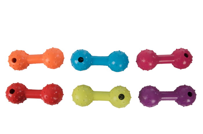 Karlie Pack de 6 Pesas de Goma con Ruido 12cm Karlie Pack de 6 Pesas de Goma con Ruido 12cm