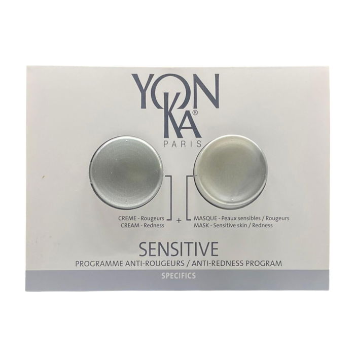 Set YonKa: Sensitive, Cream Mask, For Face, 2 ml *Sample + Sensitive, Anti Rougeurs, Cream, For Face, 1 ml *Sample