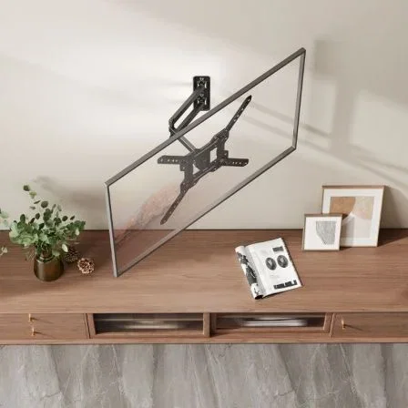 Aisens WT65TSE-417 Soporte de Pared Inclinable y Giratorio para TV de 23-65 Pulgadas, hasta 30kg, VESA 400x400mm