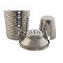 DKD Home Decor Coctelera Inox 500 ml Plateada Grabada