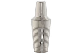 DKD Home Decor Coctelera Inox 500 ml Plateada Grabada
