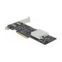 DeLOCK Tarjeta PCI Express x8 a 2 x USB Tipo-C Externo 20 Gbps USB 3.2 Gen 2x2 - Factor de Forma Perfil Bajo