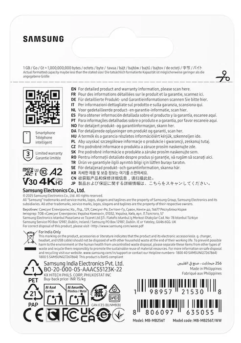 Samsung T7 MicroSDXC 256 GB Azul Samsung T7 MicroSDXC 256 GB Azul
