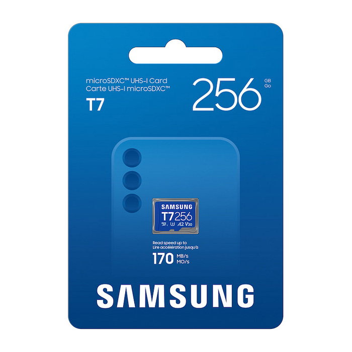 Samsung T7 MicroSDXC 256 GB Azul